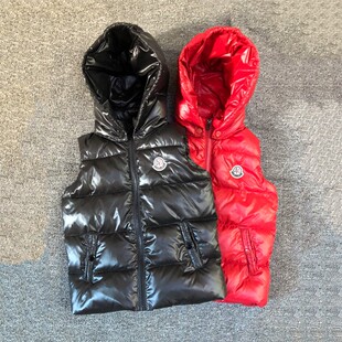 童装2021秋冬季新款儿童羽绒服马甲男童宝宝保暖带帽女童背心外穿