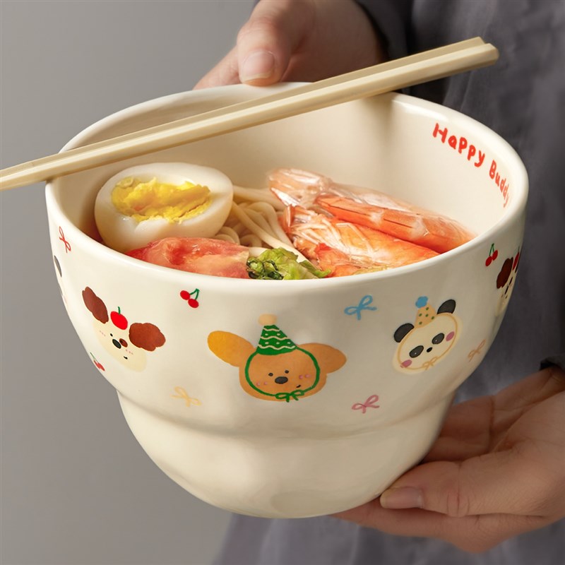 可爱陶瓷拉面碗家用高颜值葫芦碗2025新款大碗汤面条碗好看泡面碗