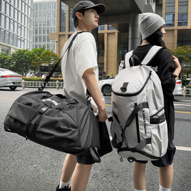 多功能短途旅行双肩包男士大容量书包女运动单肩行李户外登山背包
