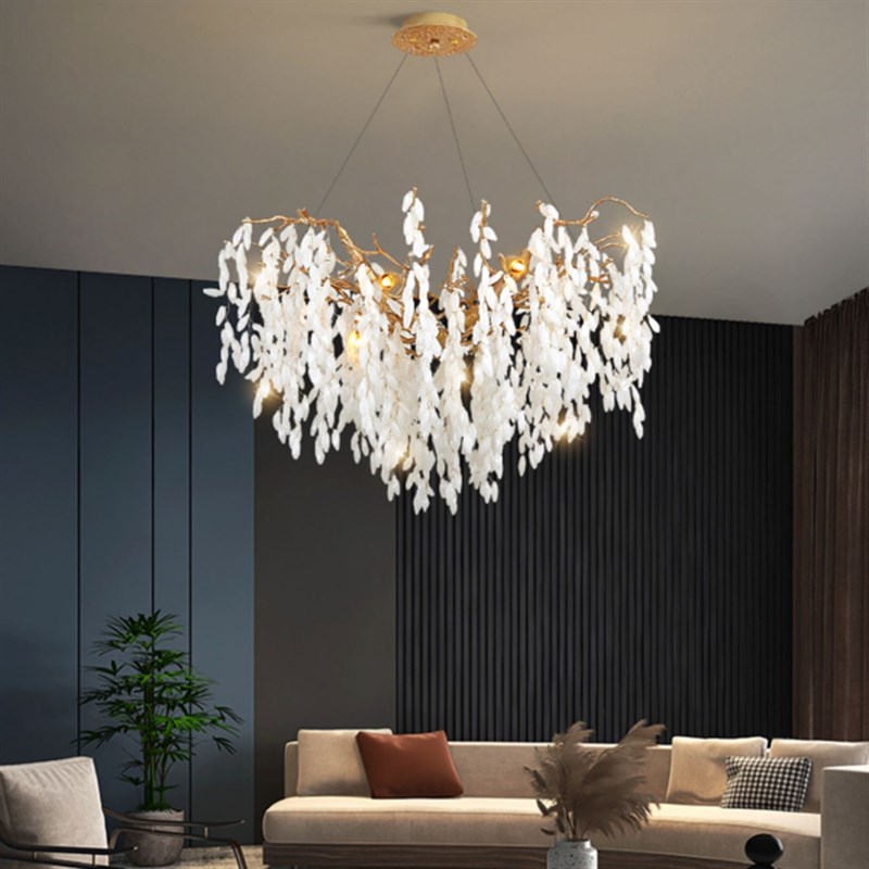 全铜吊灯后现代客厅灯高档轻奢树枝餐厅灯创意个性葡萄家用大厅灯