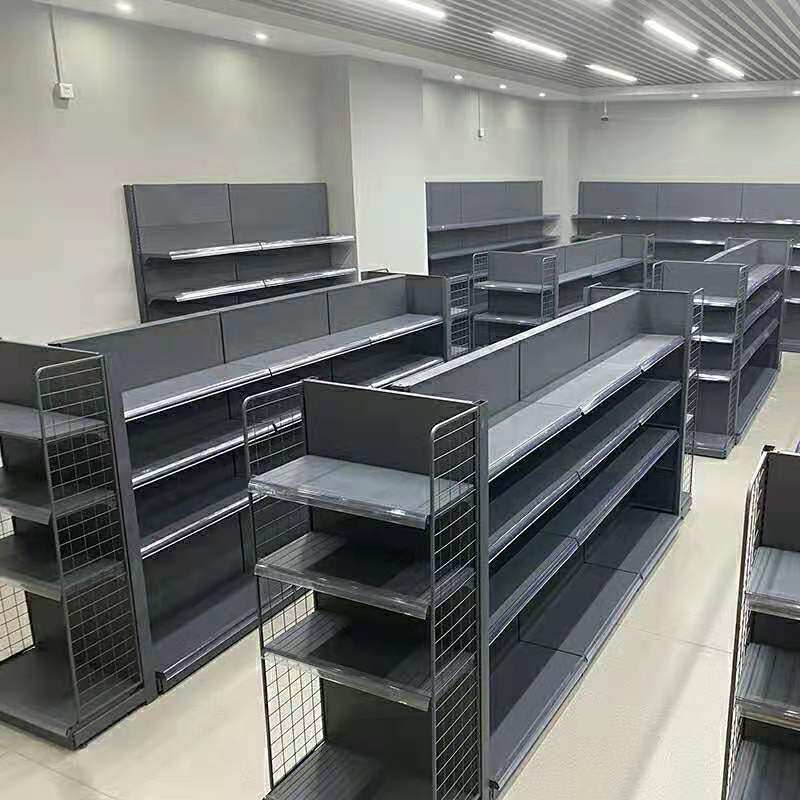 加厚超市货架小卖部便利店展示架文具店五金店单面双面组合货架子