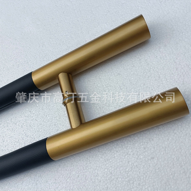 高汀订置不锈钢拉手五金雕刻铝板雕刻高档酒店木门玻璃门拉手把手