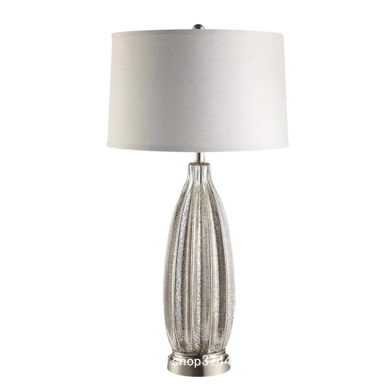 美式台灯卧室简约现代复古主卧设计师别墅客厅大轻奢床头灯北欧