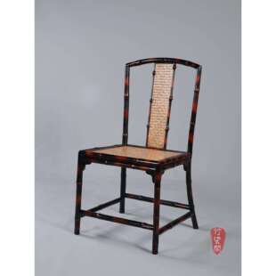 筇竹靠背椅主人椅手工竹编喝茶椅茶室客厅茶桌椅子中式餐椅竹家具
