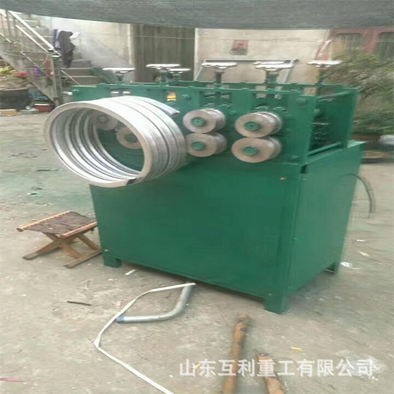 台式金属型材盘管机钢管螺旋卷圆机方管圆管盘圆机