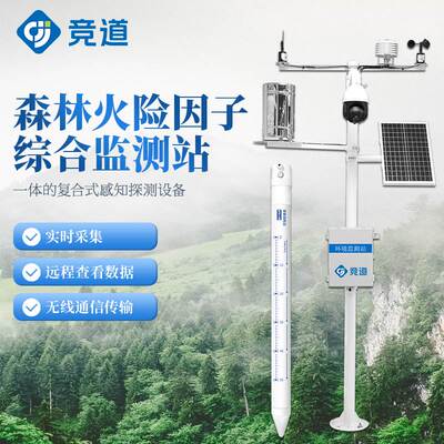 森林火险因子综合监测站气象灾害草原火情预警温湿度可燃物传感器