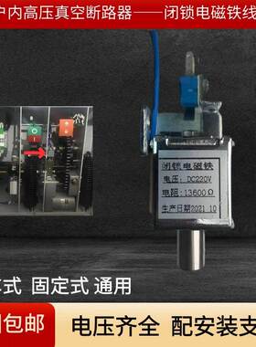 VS1/ZN63户内高压真空断路器闭锁电磁铁吸合线圈直流DC220VDC110V