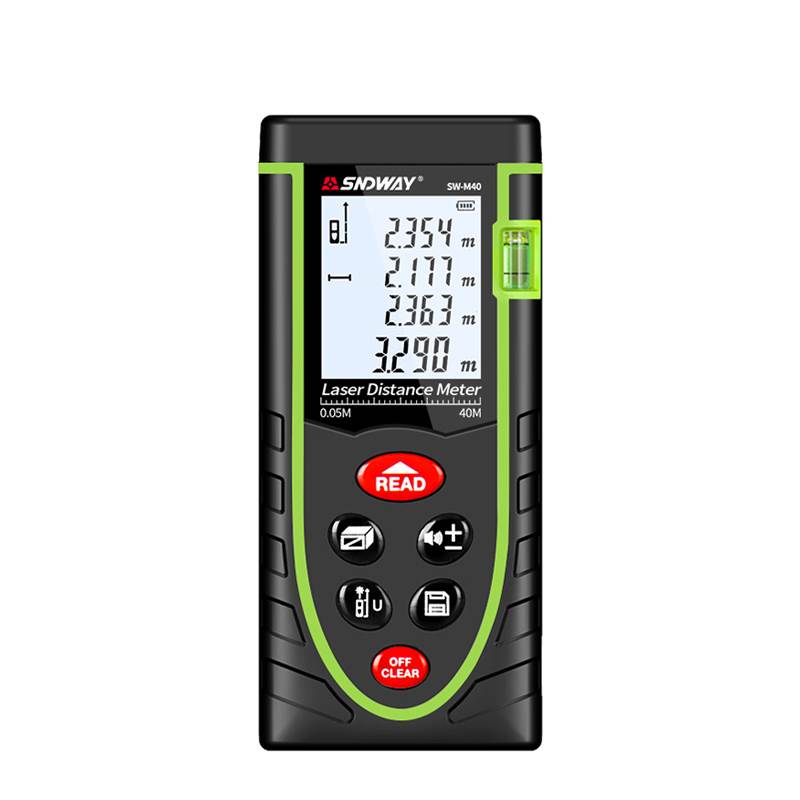 深达威SW-M40/60/80/100手持型激光测距仪红外线高精度电子激光尺