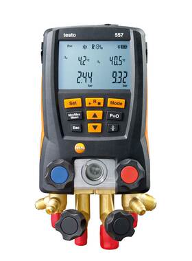 德图testo 557/570智能专业电子冷媒表组压力表电子歧管仪加氟表