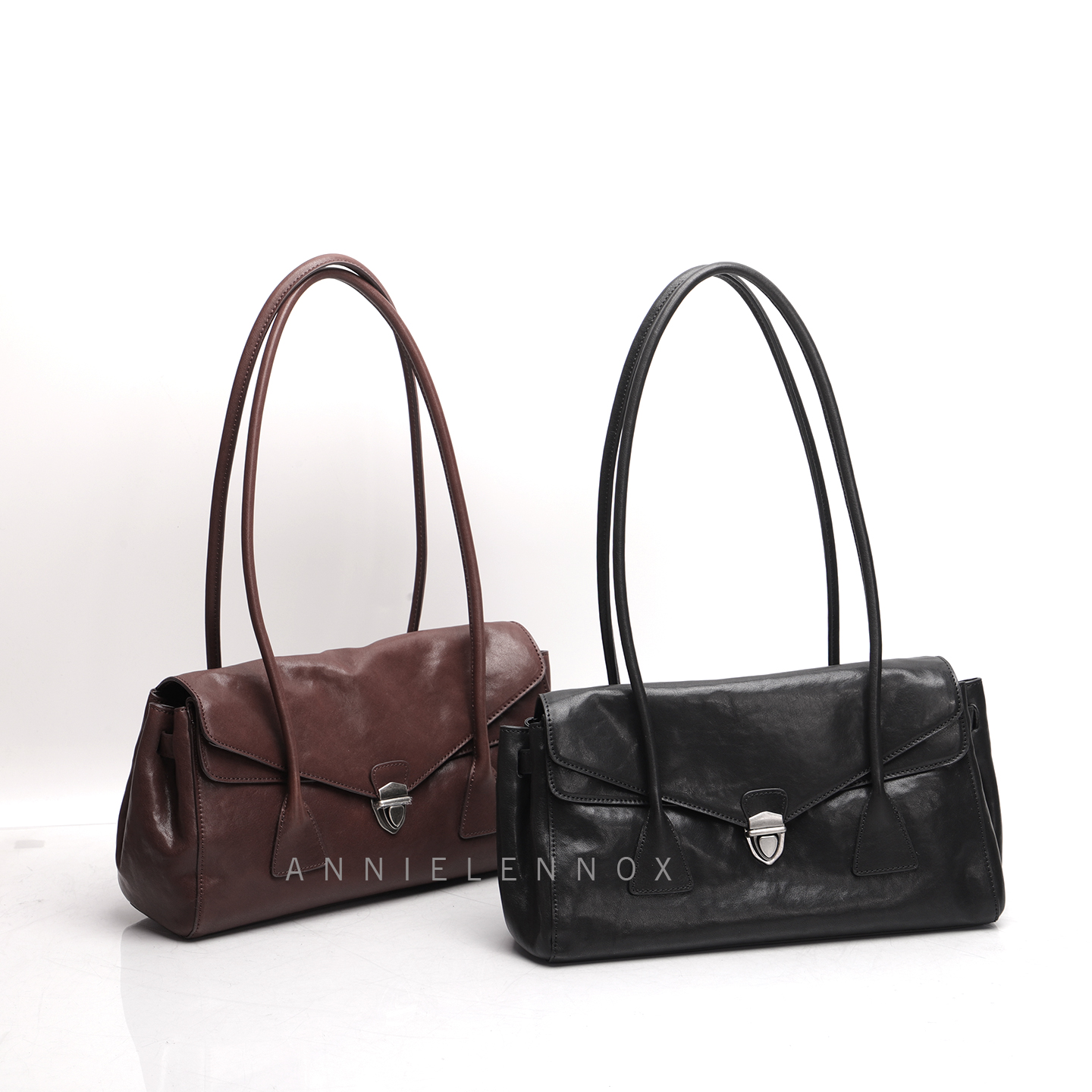 高品质做工植鞣头层牛皮单肩包