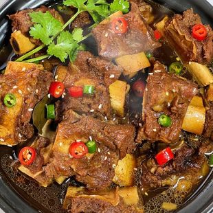 五香牛排骨熟食下酒菜真空包装加热即食红烧牛排骨肋排整块全熟