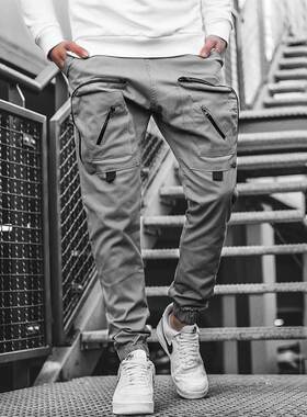 2024Men's casual pants overalls trousers男休闲裤工装口袋