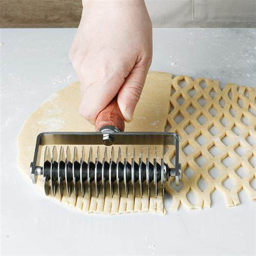 切面条滚轮刀滚针不锈钢披萨打孔器烘焙拉网刀针车轮花轮面皮饼干