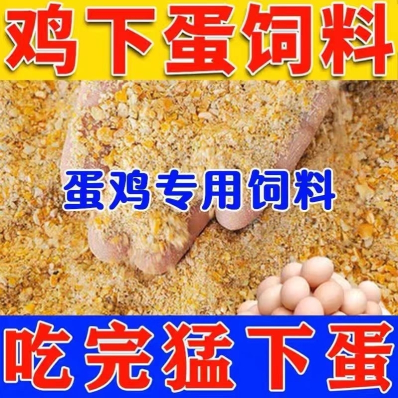 蛋鸡饲料中大鸡专用便宜全价料下蛋鸡鸭鹅粮颗粒食产蛋期配合饲料