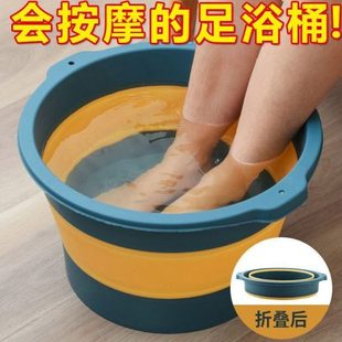 洗脸盆学生宿舍用可折叠脸盆儿童大号家用旅行收缩洗衣盆 厚便携式