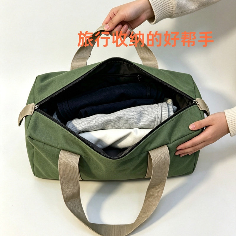 军绿色帆布迷你工具包便携汽修五金零件旅行收纳小包