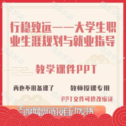 E1536行稳致远&mdash;大学生职业生涯规划与就业指导教学课件PPT