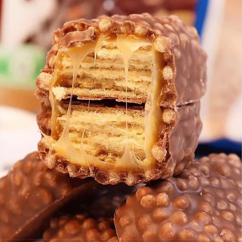 ESSEN俄罗斯原装进口巧克力威化糖果袋装零食