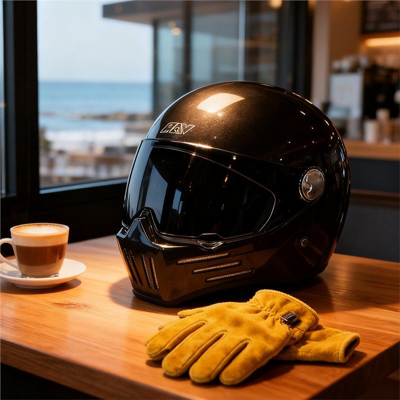 3C认证猪鼻盔复古摩托车头盔男女全盔ABS材质轻便透气四季通用,摩托车/装备/配件,摩托车头盔,淘宝优惠券,粉丝福利购,淘宝优惠卷