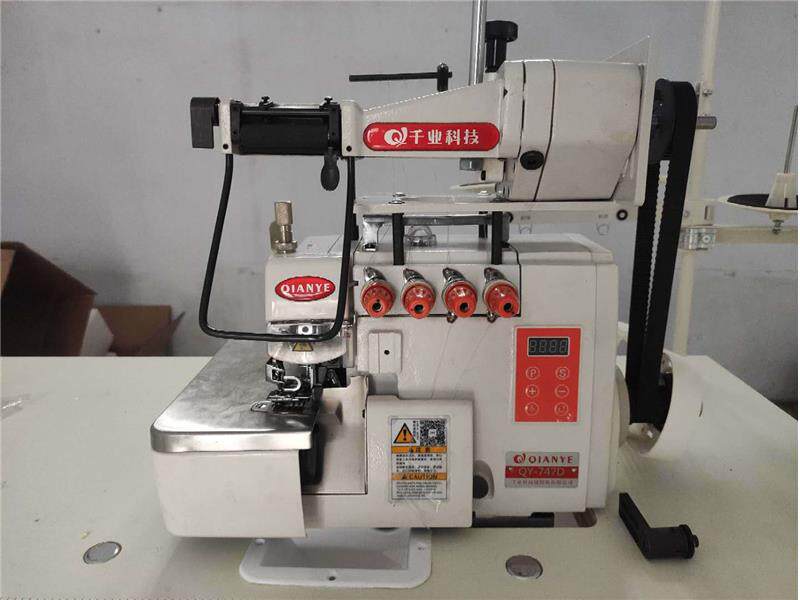 浴帽锁边机 三线包缝机银剑款747拷边机工业缝纫机