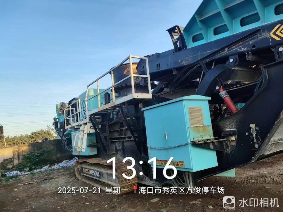 1月19日海口150马斯特MASST-ME450履带移动颚式破碎站20220831049网络拍卖公告