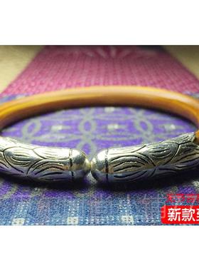 新款锦石银阁金鸡刚藤手镯男饰藤条西藏无节制情侣血藤饰女品