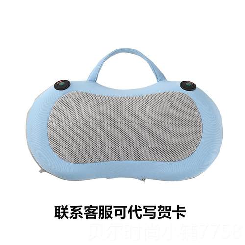 新款妙颈椎腰部背部按摩器枕按摩仪子敷脖界肩颈多功能靠垫热舒缓