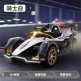 新款儿童电动卡丁车四人轮汽车可坐男孩宝宝双车人赛飘移女玩具车