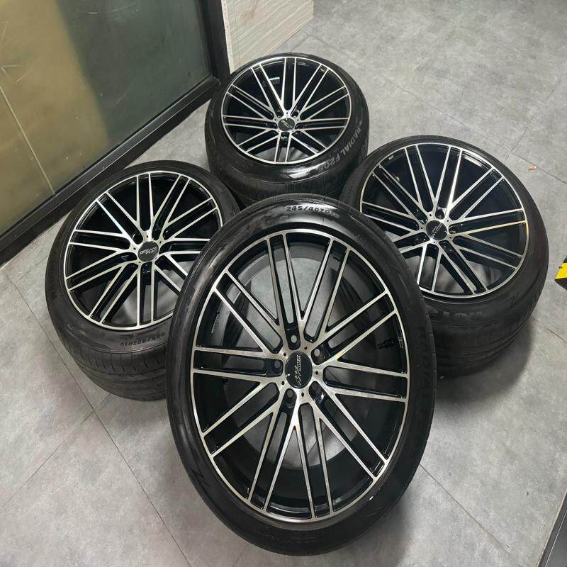 议价MMX轮毂锻造19寸正品，孔距5×112，前8.5后9.