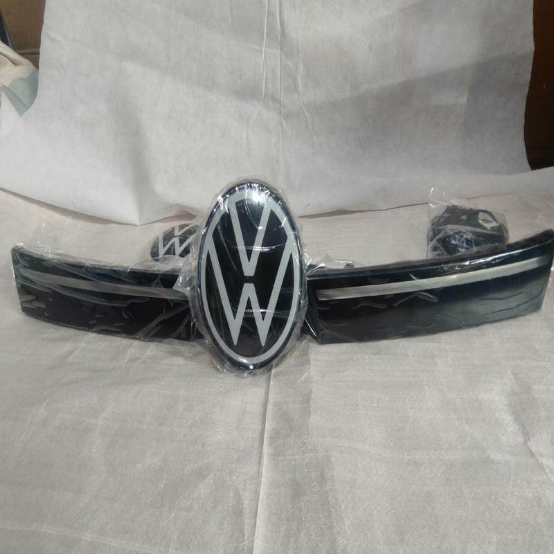 议价大众id4发光三件套带线束，id前中网标带灯，左右灯条，