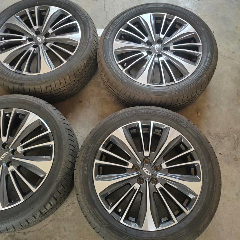 议价奇瑞瑞虎8PRO 19寸轮毂轮胎原装原车拆车件带胎压传感