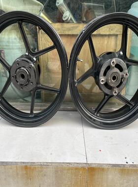 议价川崎ER6N ER6F 异兽650原装拆车前后轮毂无变形