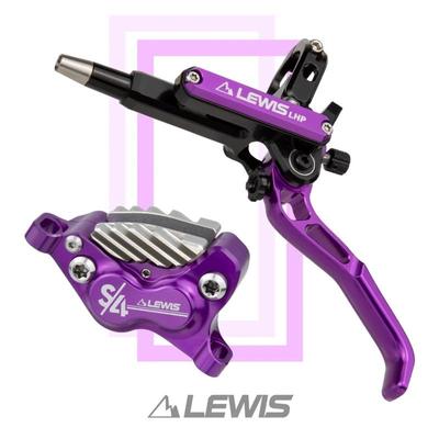 议价Lewis 独立散热横缸速降林道油刹 LHP-S4 四活