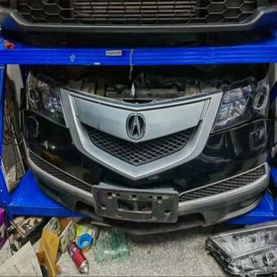 议价讴歌10款MDX 前嘴前杠大灯中网水箱框架电子扇雾灯总成