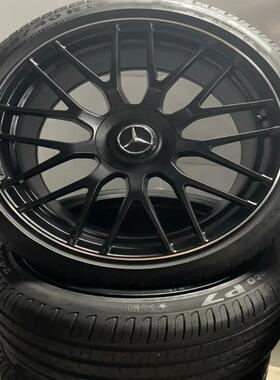 议价奔驰C63S黑色19寸德国进口锻造轮毂轮 原厂原装 AM