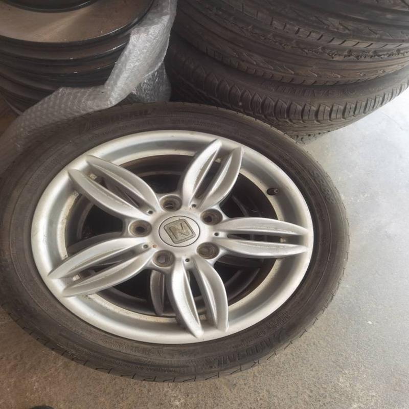 议价众泰E200 老款铝合金轮毂 铝轮毂 轮胎带轮毂