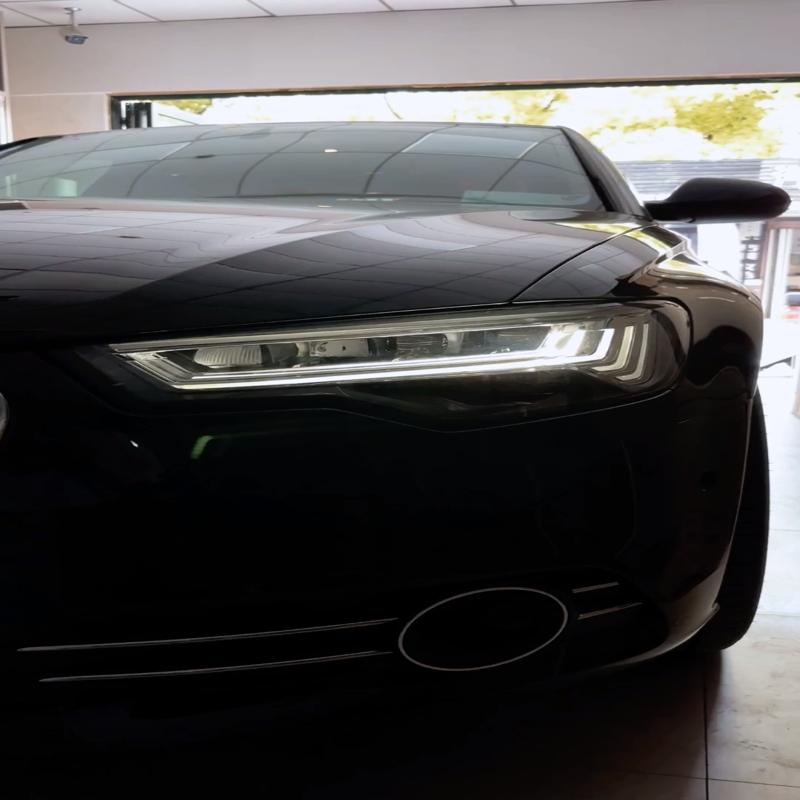 议价A6L老改新5道杠大灯总成，A6L改五道杠跑马日行灯，流