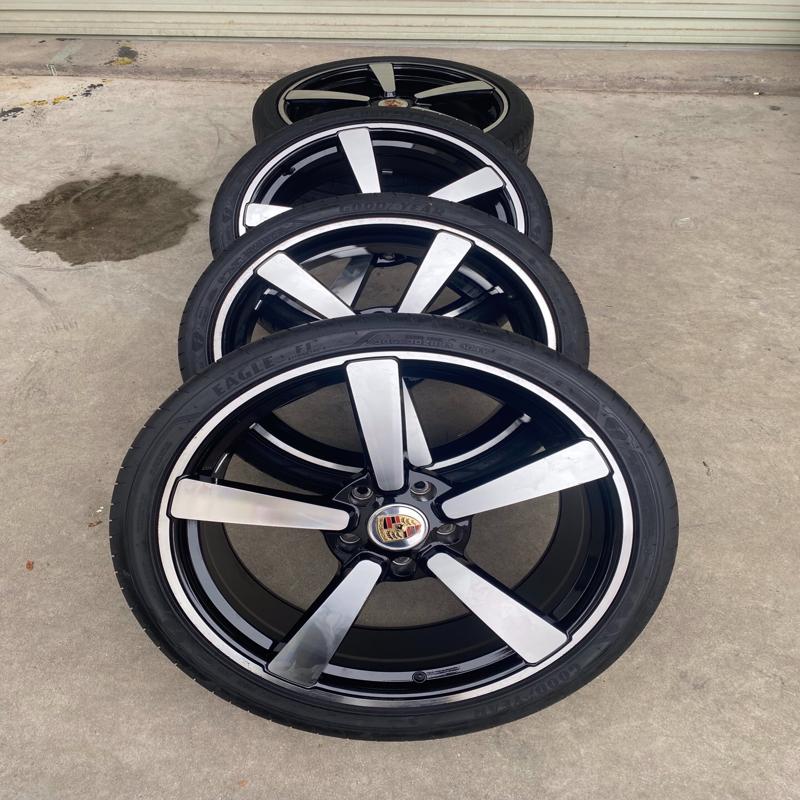 议价保时捷911原厂轮毂前轮20寸轮毂后轮21寸轮毂