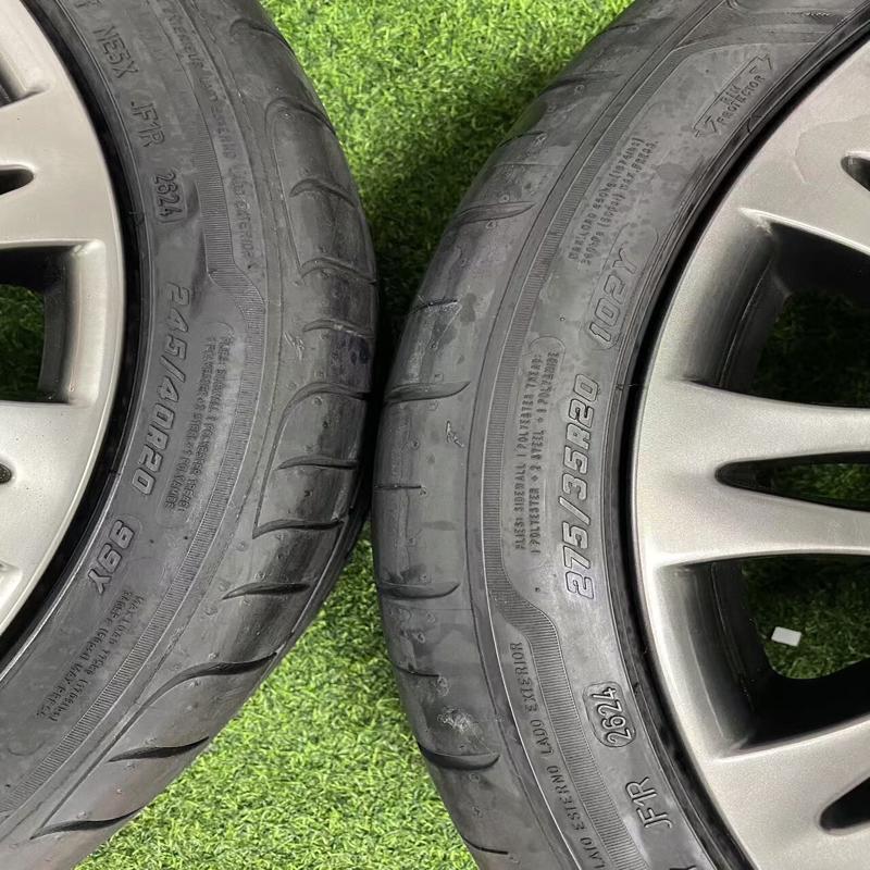 议价20寸奔驰S600原装轮毂，搭配Goodyear Eag