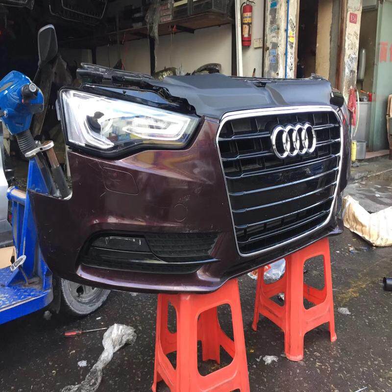 议价奥迪A5原厂拆车件，奥迪A5前嘴，前杠，机盖，叶子板，大
