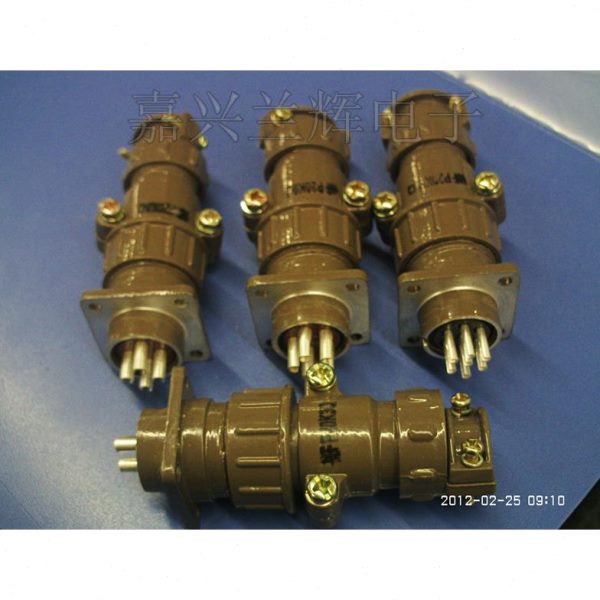 插座20  圆形 MMP20：P20J4芯 反连接器Q开孔航空插头7 装-