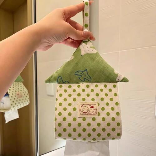 【清新绿意】悬挂式纸巾收纳