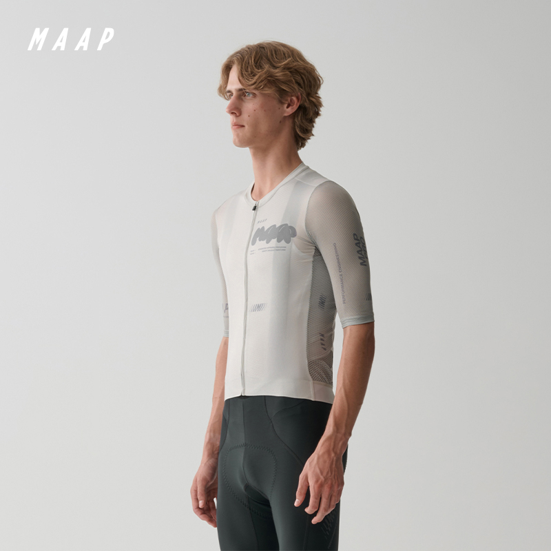 MAAP 男士 Aerate Pro Air Jersey 3.0 Fog 短袖骑行服