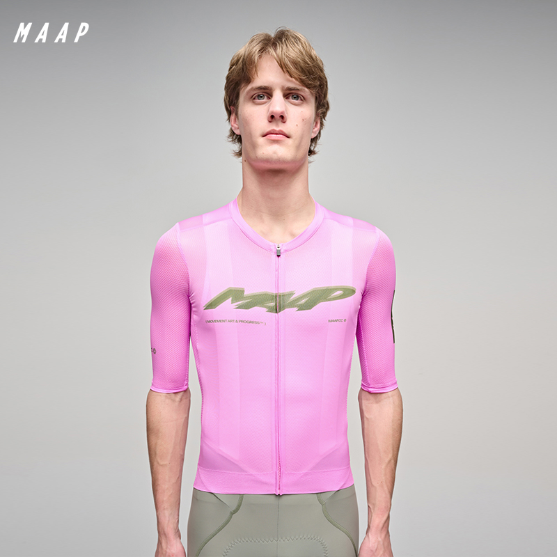 【新品】MAAP 男士 Blaze系列 Pro Air 3.0 鸢尾紫 短袖骑行服