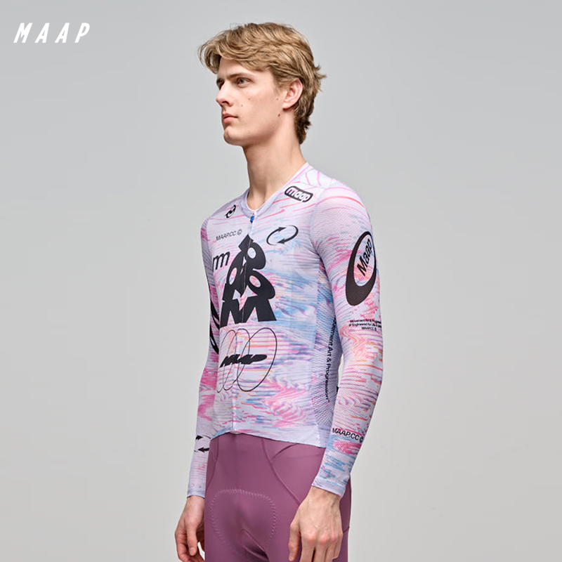 【新品】MAAP 男士 Chroma系列 Pro Air 3.0 旋风紫 长袖骑行服