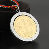 螺旋转动雨宝陀罗尼咒轮吊坠挂件大随求项链男女士项链本命年