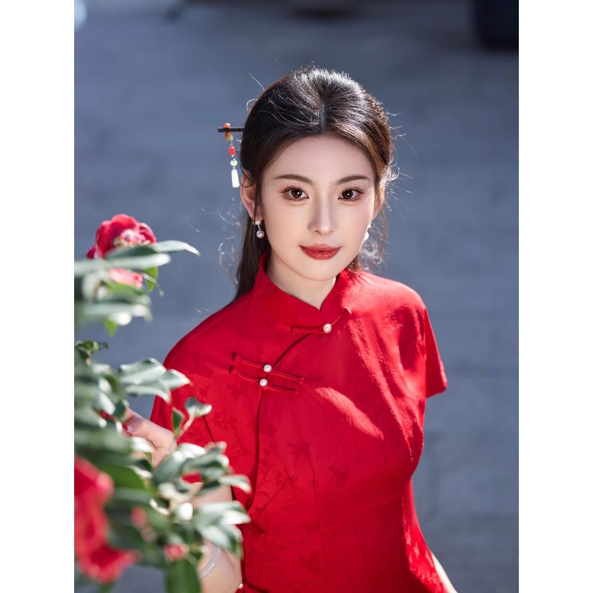 胖东来2025年春夏新款复古风旗袍