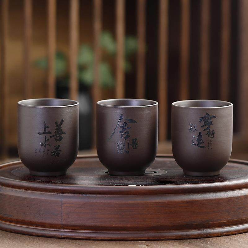 爆款原矿紫砂主人杯品茗杯喝茶杯子大容量茶碗茶盏泡茶杯家用功夫,餐饮具,茶杯,淘宝优惠券,粉丝福利购,淘宝优惠卷