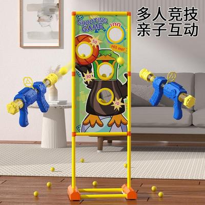 爆款电动打我鸭玩具软弹枪男孩儿童益智男童射击类空气动力枪移动