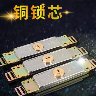 爆款卷帘门锁中间开通用型卷门锁铜芯车库商超店面卷闸门锁工厂